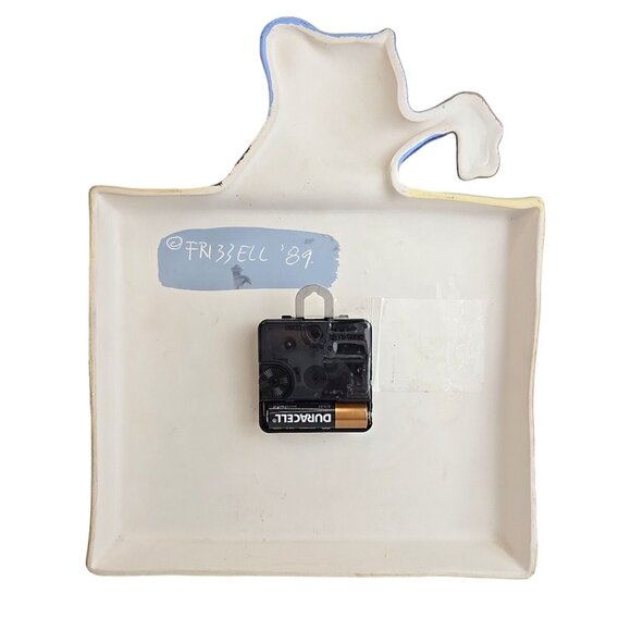 Dick Frizzel New Zealand Breakfast Art Clock Mixed Media Works Vtg Bacon‎ Eggs - Picture 11 of 15